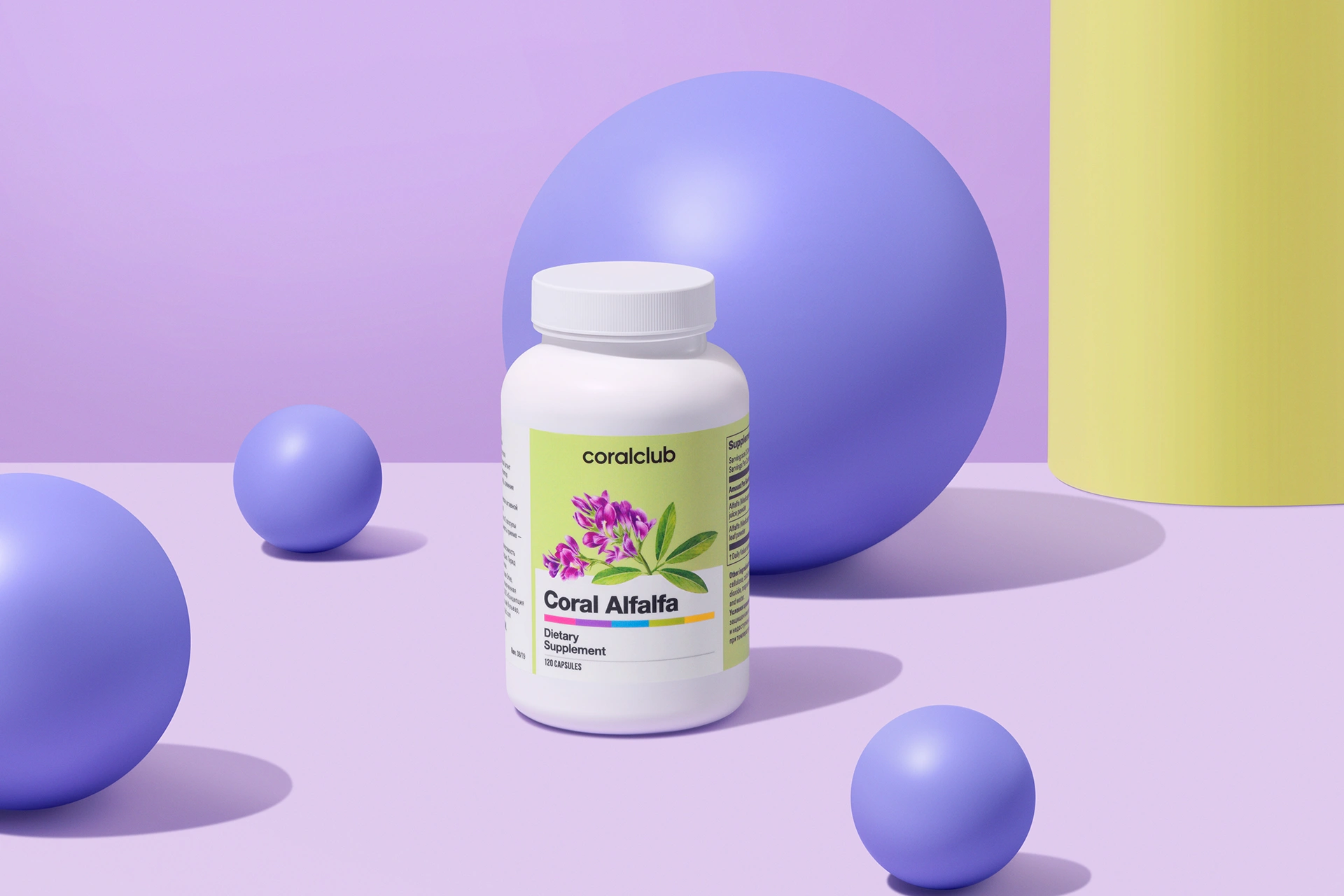 Coral Alfalfa Alfaalfa İçeren Takviye Edici Gıda